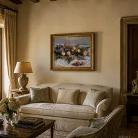 Stilleven met peren en druiven — Italiaanse villa
