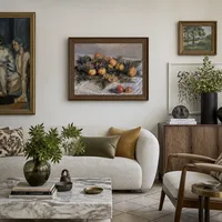 Stilleven met peren en druiven — Huis van kunstverzamelaar