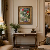 Stilleven met anemonen — Historisch landhuis
