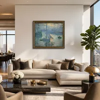 Zonsopgang, de zee — Luxe penthouse