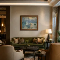 Zonsopgang, de zee — Boutiquehotel
