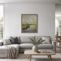 De rivier de Epte — Scandinavisch huis