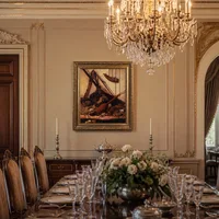 Trofeeën van de jacht — Kasteeleetkamer