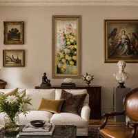 Vaas met Dahlia's — Huis van kunstverzamelaar