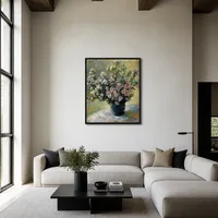 Vaas met bloemen — Moderne loft