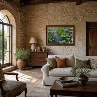 Waterlelies — Italiaanse villa