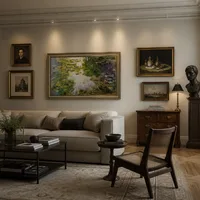 Waterlelies — Huis van kunstverzamelaar