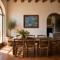 Waterlelies — Mediterraan huis
