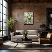 Witte Azalea's in een pot — Moderne loft