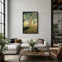 Vrouw met parasol (ook bekend als Studie van een figuur buitensh — Moderne loft