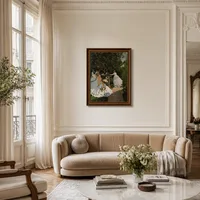 Vrouwen in de tuin — Parijs appartement