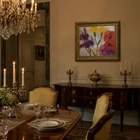 Irissen en klaprozen — Kasteeleetkamer