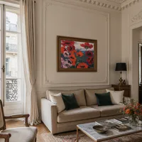 Grote klaprozen — Parijs appartement