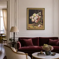 Boeket rozen bij het raam  — Parijs appartement