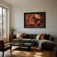 Zittend figuur van de zomer — Parijs appartement