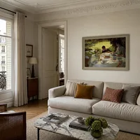 Ontbijt in de tuin — Parijs appartement