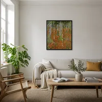 Boerderij met berkenbomen — Scandinavisch huis