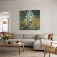 Bloementuin — Scandinavisch huis