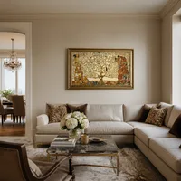 De levensboom, Stoclet-fries — Luxe penthouse