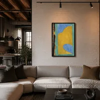 Het gele gordijn  — Moderne loft