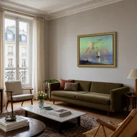 Zonsondergang — Parijs appartement