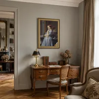 Portret van gravin D'Haussonville — Parijs appartement