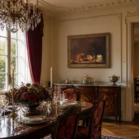 Stilleven met pot olijven — Kasteeleetkamer