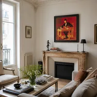 Portret van Fernando Pessoa — Parijs appartement