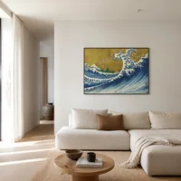 Een gekleurde versie van de Big Wave — Scandinavisch huis