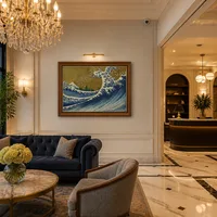 Een gekleurde versie van de Big Wave — Boutiquehotel