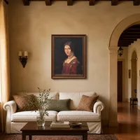 Portret van een onbekende vrouw (La Belle Ferronière) — Italiaanse villa