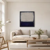 Blauw en grijs — Scandinavisch huis