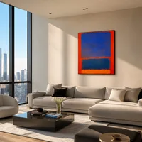 Blauw, oranje, rood — Luxe penthouse