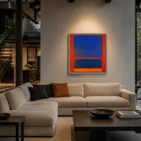 Blauw, oranje, rood — Eigentijdse woning