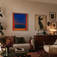 Blauw, oranje, rood — Huis van kunstverzamelaar