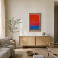 Nr. 1 (koningsrood en blauw) — Scandinavisch huis