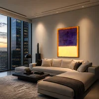 Rood, oranje, bruin en paars  — Luxe penthouse