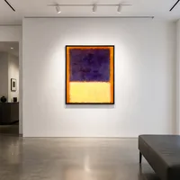 Rood, oranje, bruin en paars  — Minimalistische galerie