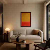 Oker en rood op rood — Luxe penthouse