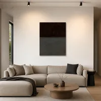 Zonder titel (bruin en grijs) — Minimalistische galerie