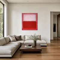 Wit boven rood — Minimalistische galerie