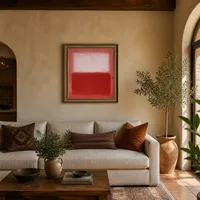 Wit boven rood — Mediterraan huis