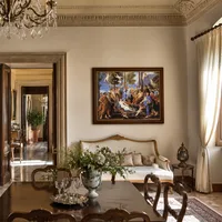 Apollo en de Muzen — Italiaanse villa