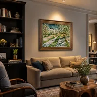 Bloeiende appeltuin — Huis van kunstverzamelaar