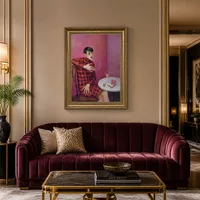 Portret van journaliste Sylvia Von Harden — Art-decoappartement