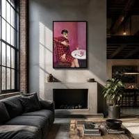 Portret van journaliste Sylvia Von Harden — Moderne loft