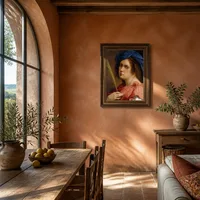 Zelfportret als vrouwelijke martelaar — Italiaanse villa