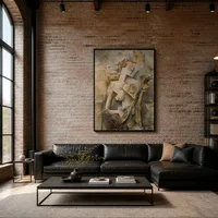 Meisje met mandoline (Fanny Tellier) — Moderne loft