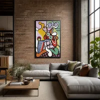 Groot stilleven op sokkel — Moderne loft