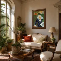 Harlekijn leunt — Italiaanse villa